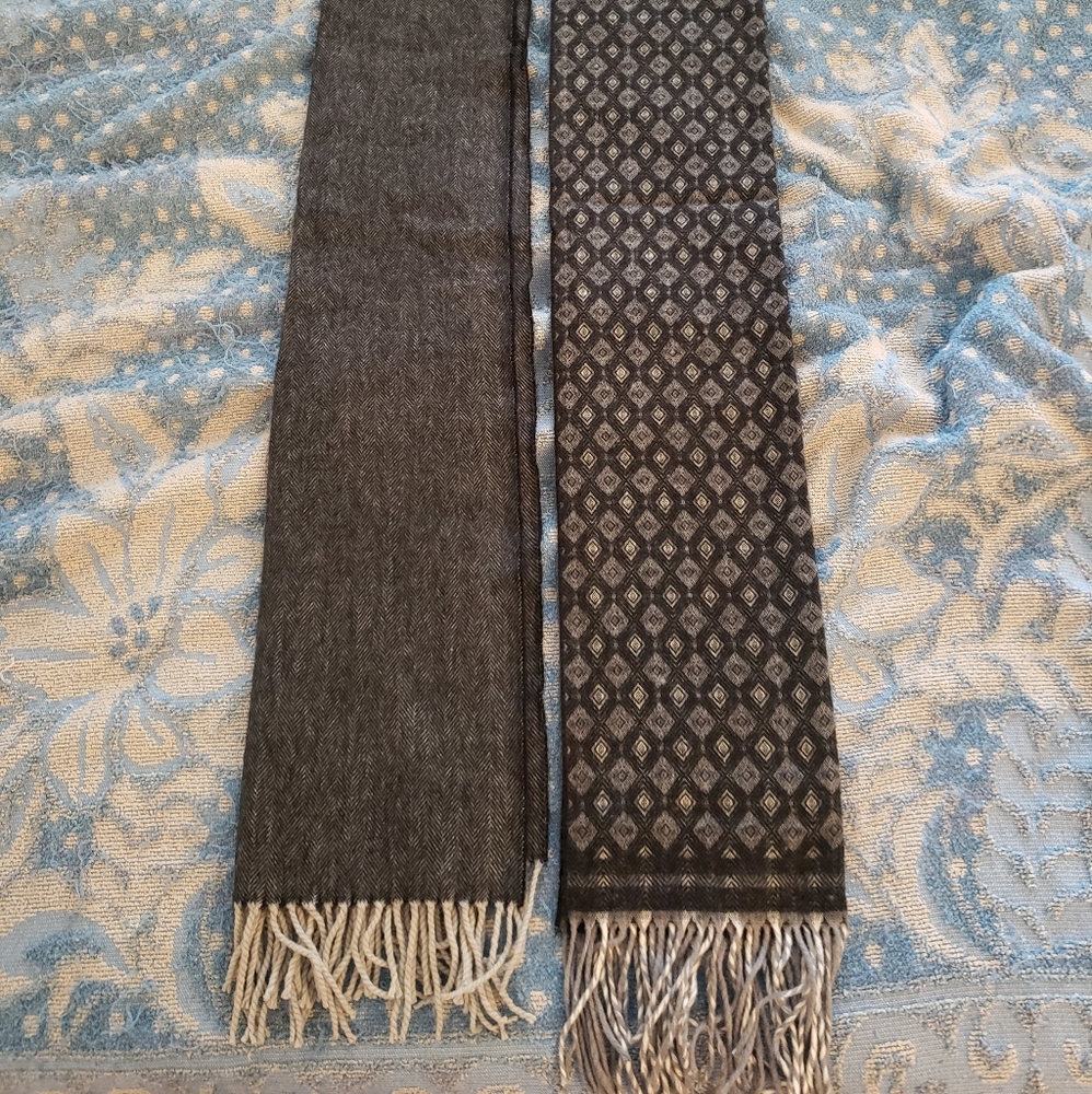 Grey MJF brand set of 2 scarves scarf